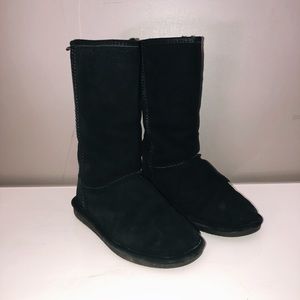 Tall Black Bearpaw boots